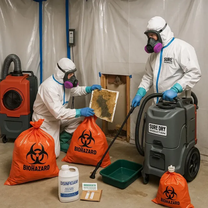 Contaminated Water Handling Protocols process in Oldham County, TX